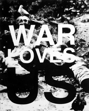 War Loves Us 02, 2014
Acryl auf unbehandletem Nessel
100 x 80 cm